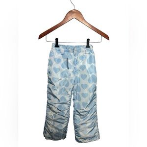 Forever 21 Baby Blue Heart Sno suit Ski Girl’s 5/6 New